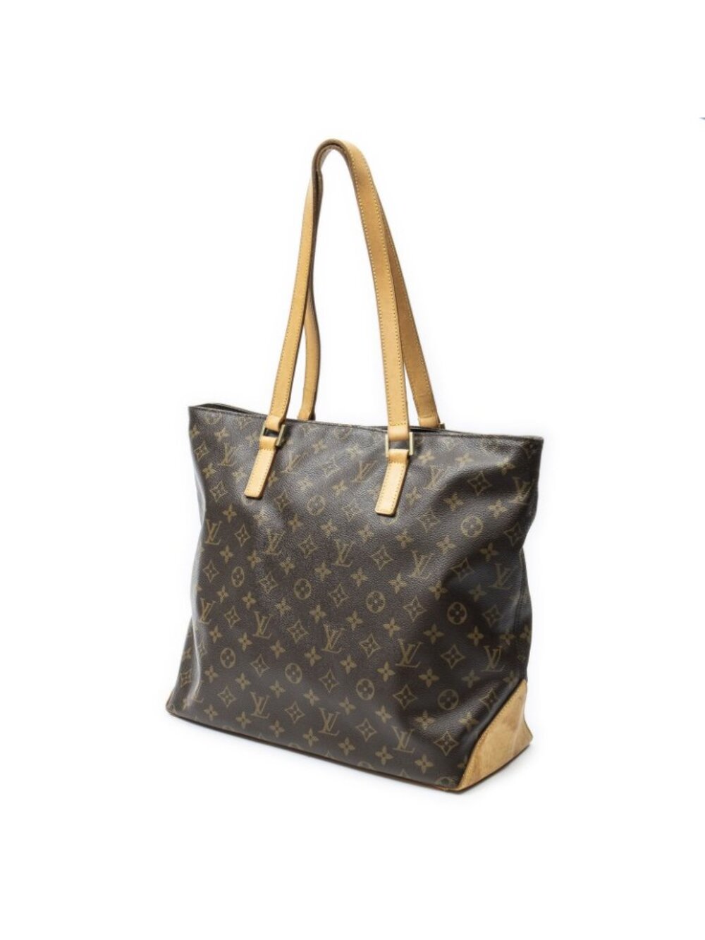 ★SOLD★ Louis Vuitton Cabas Mezzo Brown Monogram Canvas Tote - Picture 2 of 10